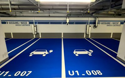 Parkplatzmarkierung